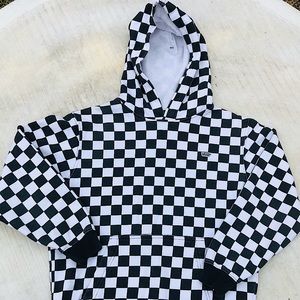 Checkered vans hoodie